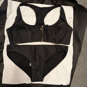Ashley Graham NWT black racerback bikini size 18/22